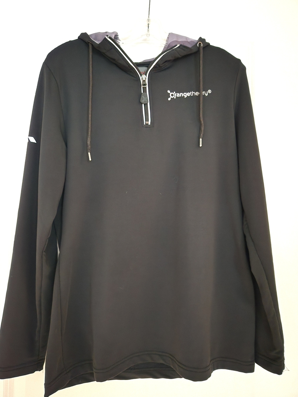 Orangetheory Black Quarter-Zip Pullover Hoodie
